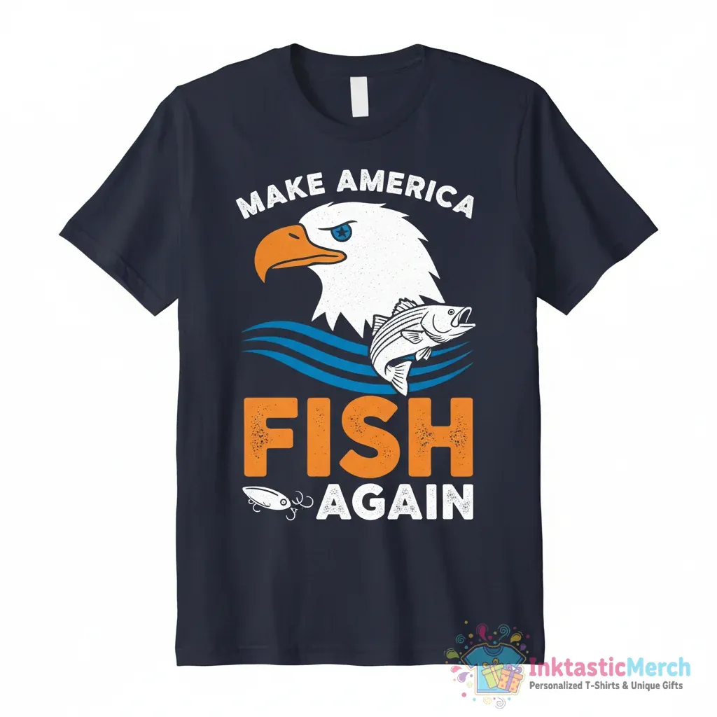 Make America fish again shirt 1 Make America fish again shirt - High Quality Printed T-Shirt