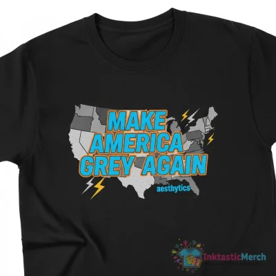 "MAKE AMERICA GREY AGAIN" Essential T-Shirt for Sale by aesthytics - High Quality Printed T-Shirt