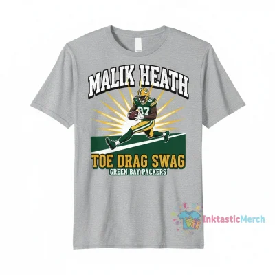 Malik Heath Green Bay Packers Toe Drag Swag Tee