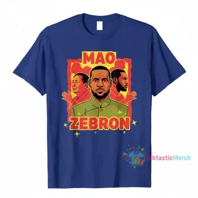 Mao Zebron Máo Zédōng LeBron James T-shirt