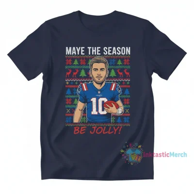 Maye the Season Be Jolly: Drake Maye Ugly Christmas Sweater