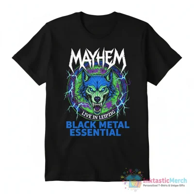 Mayhem Live in Leipzig Black Metal Essential Essential T-Shirt