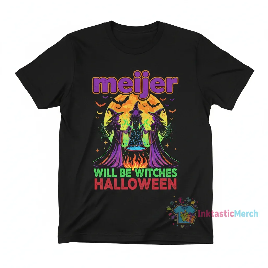 Meijer Will Be Girls Witch Halloween T-Shirt 1 Meijer Will Be Girls Witch Halloween T-Shirt
