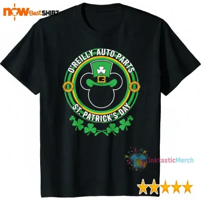 Mickey St. Patrick's O'Reilly Auto Parts Graphic Tee