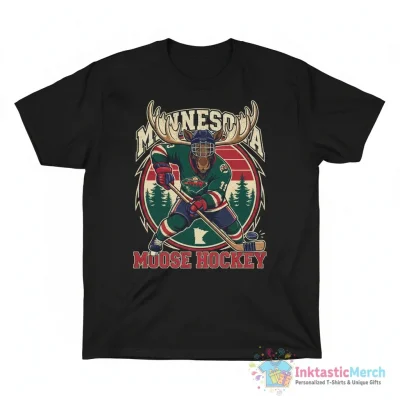 Minnesota Moose hockey shirt - High Quality Printed T-Shirt