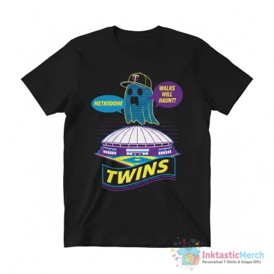 "Minnesota Twins Metrodome Walks Will Haunt" Essential T-Shirt for Sale by factorella - High Quality Printed T-Shirt