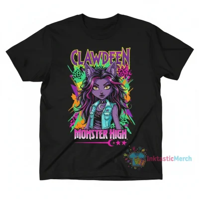 Monster High Clawdeen Wolf Boyfriend Fit T-Shirt for Girls