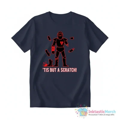 Monty Python Black Knight tis but a scratch shirt - High Quality Printed T-Shirt