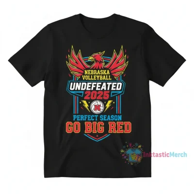 Nebraska Volleyball 2025 Perfect Season Shirt: Celebrate the Undefeated Spirit