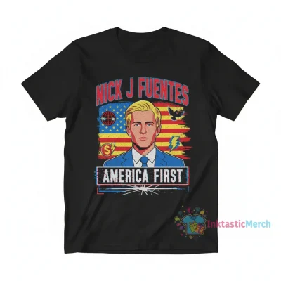 Nick J Fuentes America First 90s bootleg shirt