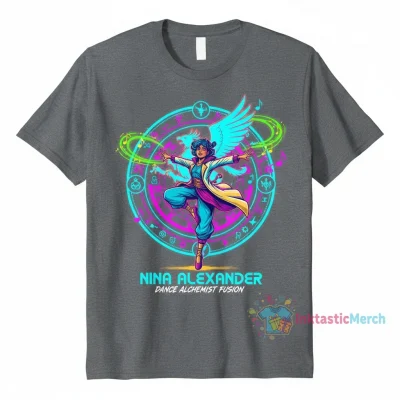 Nina Alexander Dance Alchemist Fusion Cartoon Shirt