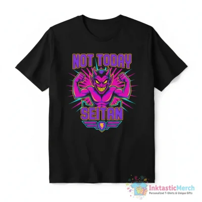 "Not Today Seitan" Essential T-Shirt for Sale by BreastlySnipes - High Quality Printed T-Shirt