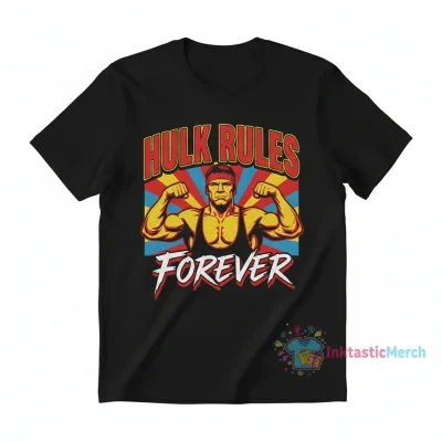 Official Hulk Hogan Hulk Rules Forever T-Shirt