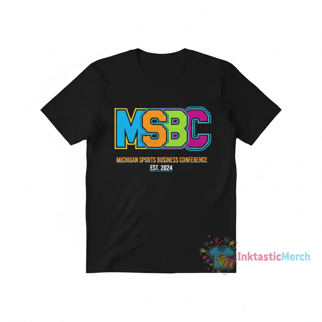 Official MSBC Michigan Sports Business Conference Shirt 1 Official MSBC Michigan Sports Business Conference Shirt