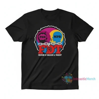 Official PBS NPR FDT Protest T-Shirt