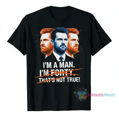 Oklahoma State Cowboys Mike Gundy Rant "I'm a Man, I'm 40" T-Shirt