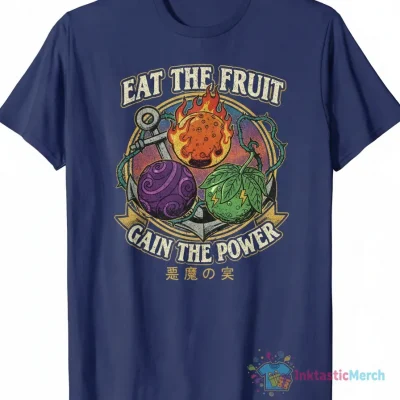 One Piece Devil Fruit Graphic Vintage T-Shirt