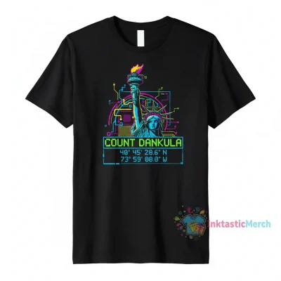 Original Count Dankula 40 Degrees 45 28.6 N 73 Degrees 59 08.0 W shirt