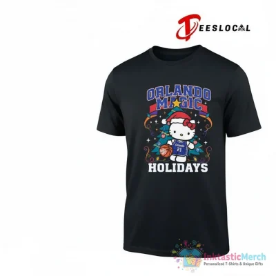 Orlando Magic x Hello Kitty Christmas shirt - High Quality Printed T-Shirt