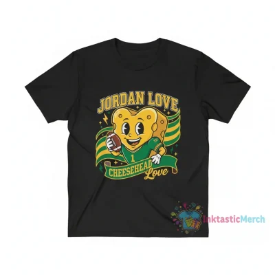 Packers Jordan Love Cheesehead Love T-Shirt