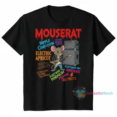 Parks and Rec Andy's Band Names- Mouserat and more!" Essential T-Shirt