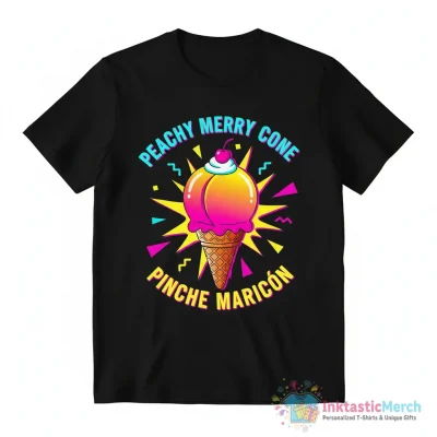 "Peachy Merry Cone (Pinche maricon)" Essential T-Shirt for Sale by luisraultg - High Quality Printed T-Shirt