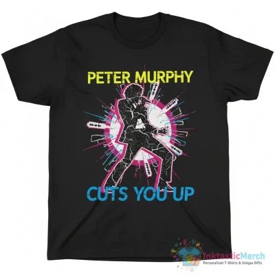 Peter Murphy Cuts you up vintage photo silhouette shirt - High Quality Printed T-Shirt