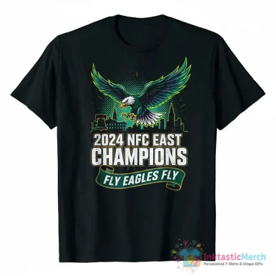 Philadelphia Eagles NFL 2024 NFC East Division Champions Fly Eagles Fly shirt - High Quality Printed T-Shirt