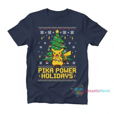 Pikachu Pokemon Tree Christmas Ugly Sweater