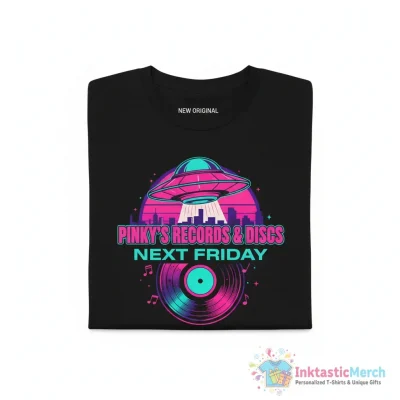 "Pinky's Next Friday - Pinkys Records and Discs" Essential T-Shirt for Sale by Chuclke1900 - High Quality Printed T-Shirt