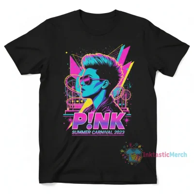 P!nk Summer Carnival 2023 Tour T-Shirt - Official Singer Fan Apparel