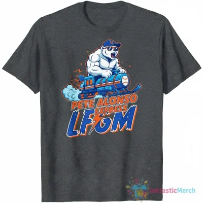 Pete Alonso Polar Bear Express LFGM New York Mets Baseball T-Shirt