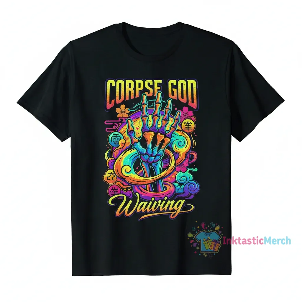 Polka Shinoyama "Corpse God" Waiving Colored Dead Mount Death Play Inspired" Essential T-Shirt