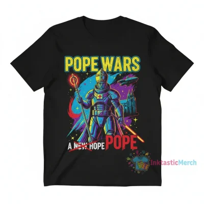 Pope Leo XIV Star Wars: A New Pope Shirt