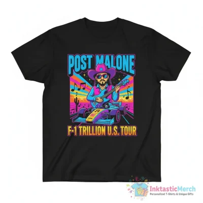 Post Malone F-1 Trillion US Tour shirt - High Quality Printed T-Shirt