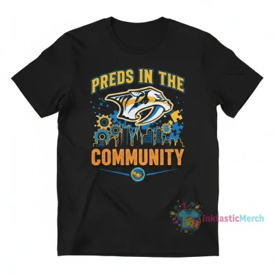 Preds in the Community Nashville Predators Logo shirt