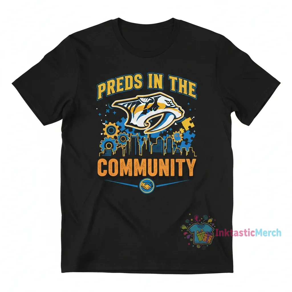 Preds in the Community Nashville Predators Logo shirt 1 Preds in the Community Nashville Predators Logo shirt
