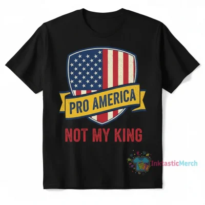 Pro America Anti Trump USA Flag T-Shirt
