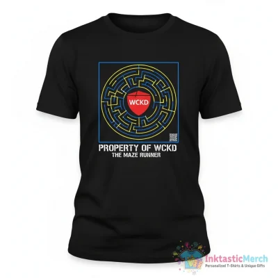 "Property of WCKD - The Maze Runner" Active T-Shirt for Sale by TiaRochelle - High Quality Printed T-Shirt