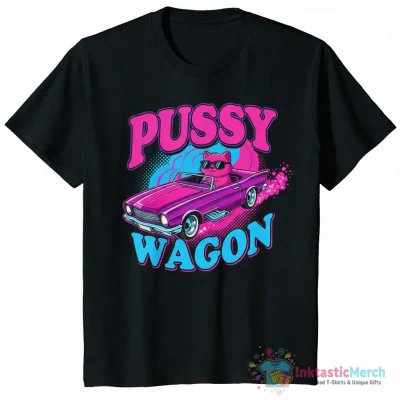 "Pussy Wagon" Essential T-Shirt for Sale by Purakushi - High Quality Printed T-Shirt
