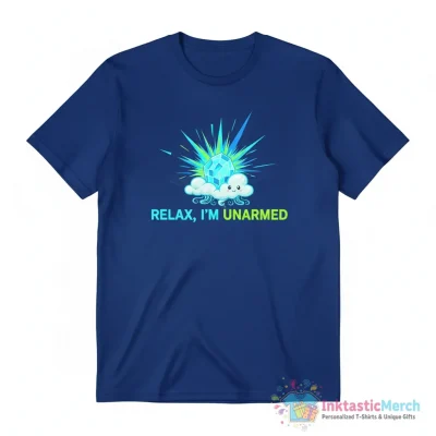 Relax I’m unarmed cooling performance shirt - High Quality Printed T-Shirt