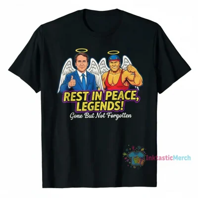 Rest in peace Gavin Newsom and Hulk Hogan shirt