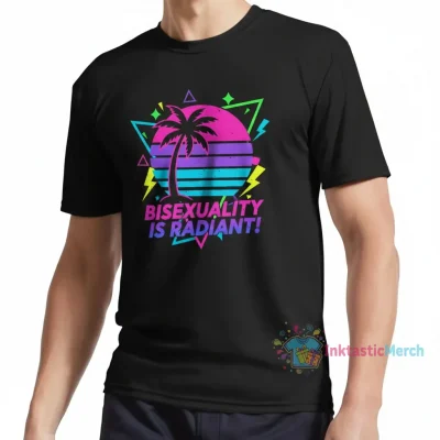 Retro Bisexual Pride" Active T-Shirt