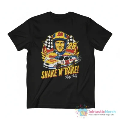 Ricky Bobby Talladega Nights Racing car signature vintage shirt - High Quality Printed T-Shirt