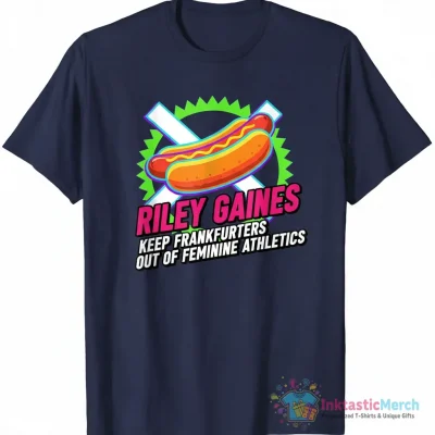 Riley Gaines keep hot-dogs out of women’s sports shirt - High Quality Printed T-Shirt