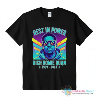 RIP Rich Homie Quan Memorial shirt - High Quality Printed T-Shirt