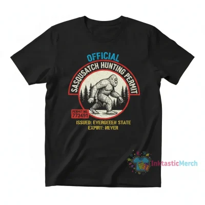 Sasquatch Hunting Permit Essential T-Shirt