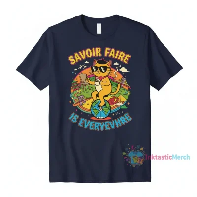 Savoir Faire Everywhere Cartoon T-Shirt: Effortless Style & Lasting Comfort