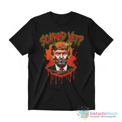 Scared Yet Trump Hannibal Lecter Halloween shirt - High Quality Printed T-Shirt