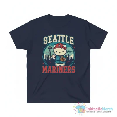 Seattle Mariners x Hello Kitty shirt - High Quality Printed T-Shirt